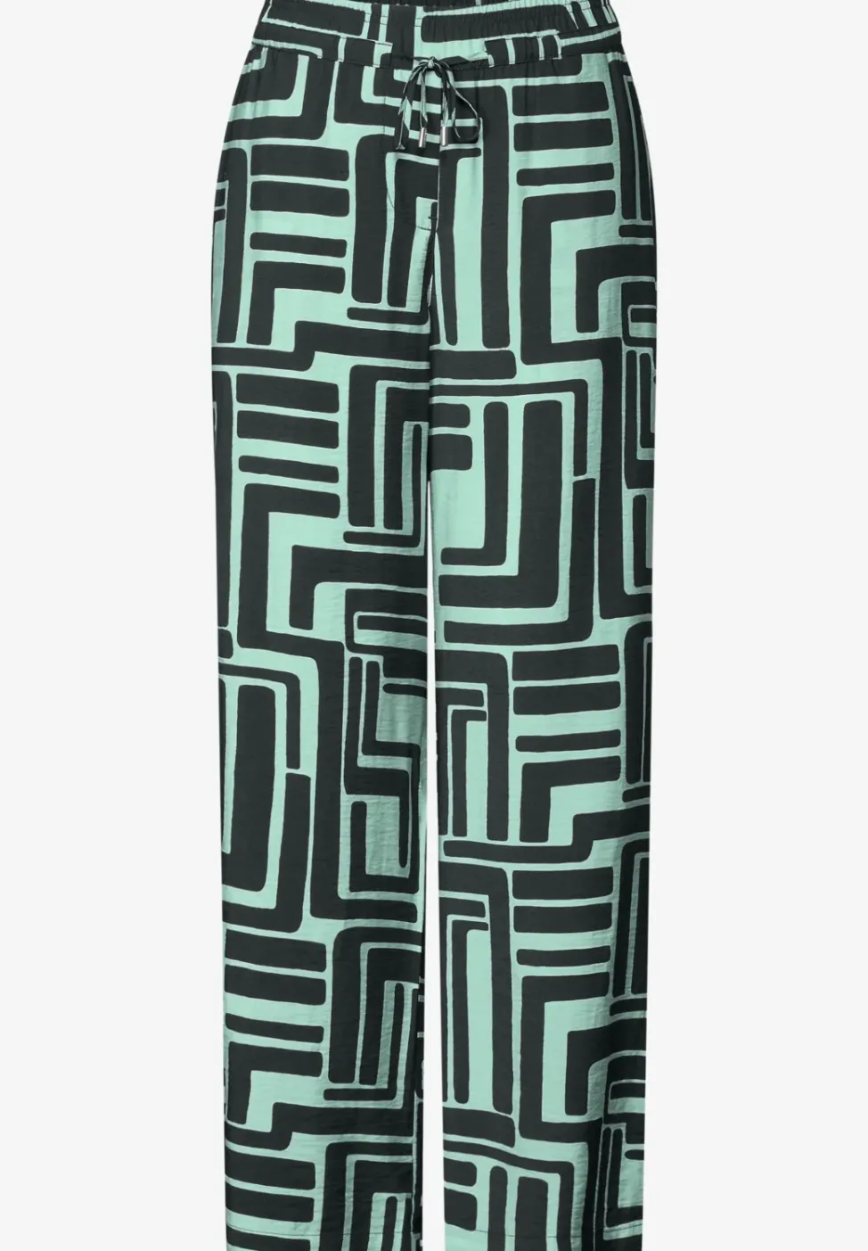 Gemusterte Strukturhose