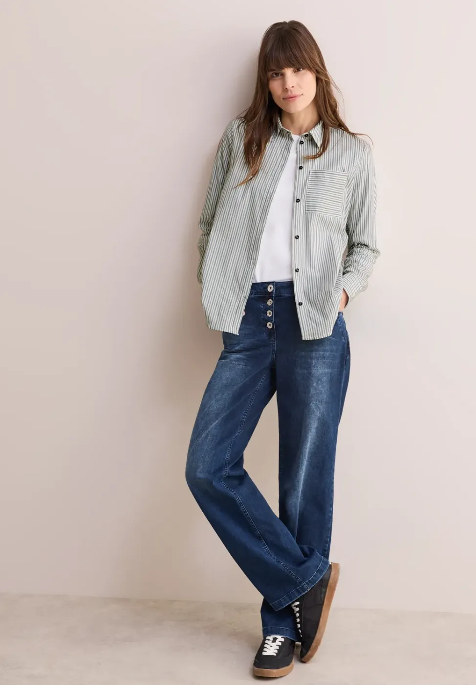 Gestreifte Hemdbluse
