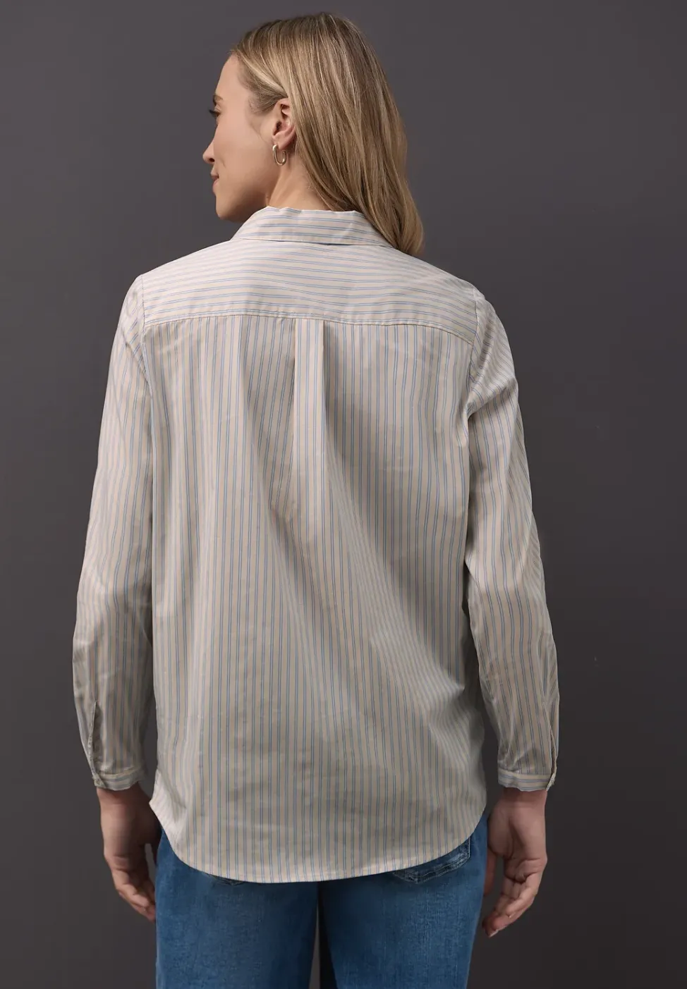 Gestreifte Business Bluse