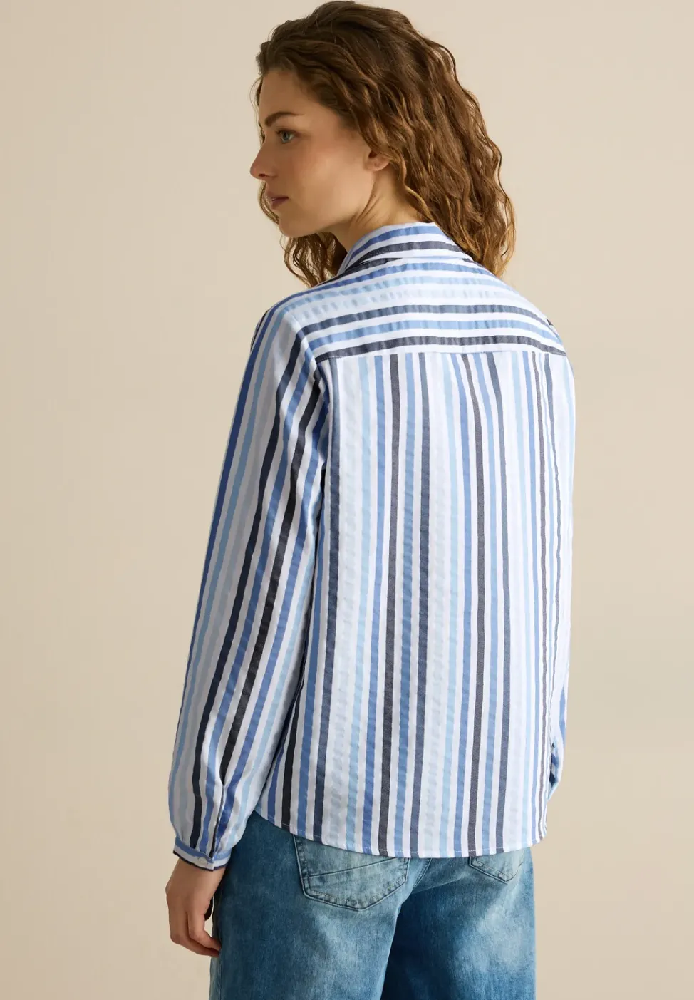 Gestreifte Hemdbluse