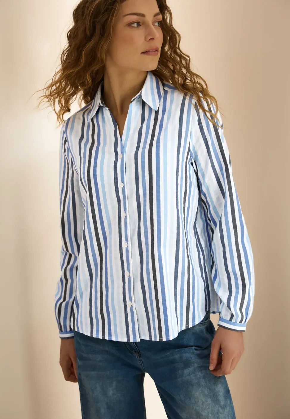 Gestreifte Hemdbluse