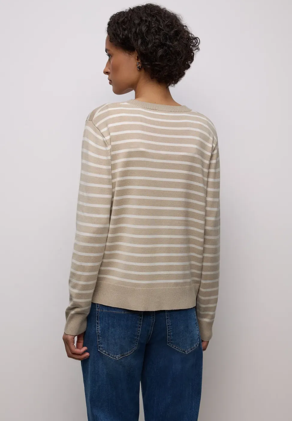 Gestreifter Cardigan
