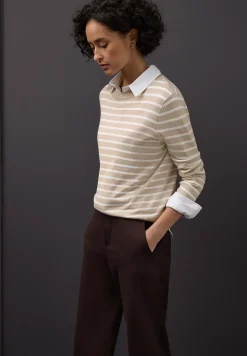 Gestreifter Pullover