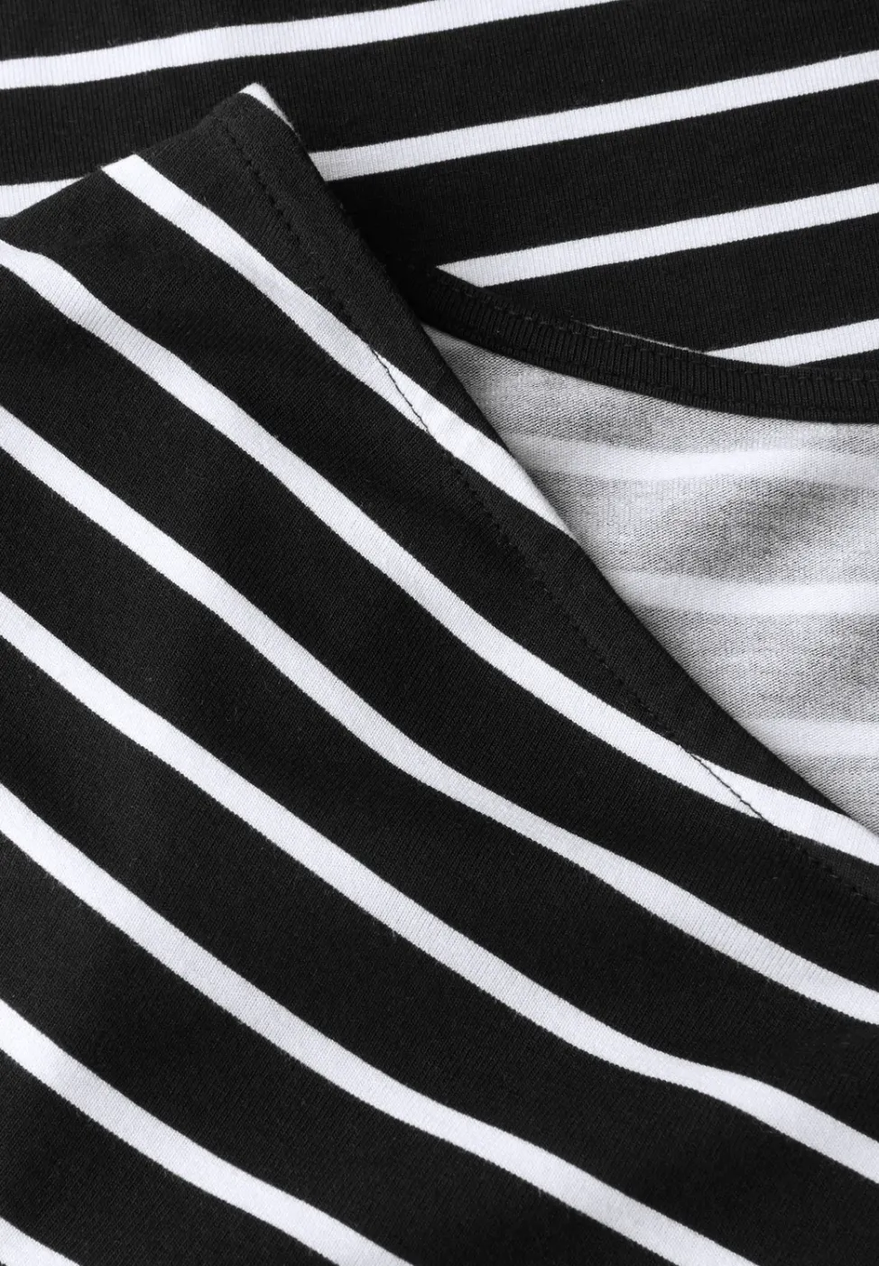 Gestreiftes Jersey-Kleid