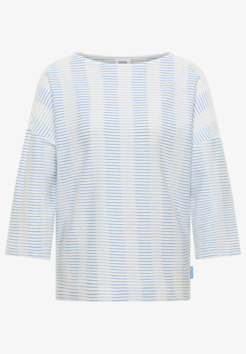 Gestreiftes Strukturshirt