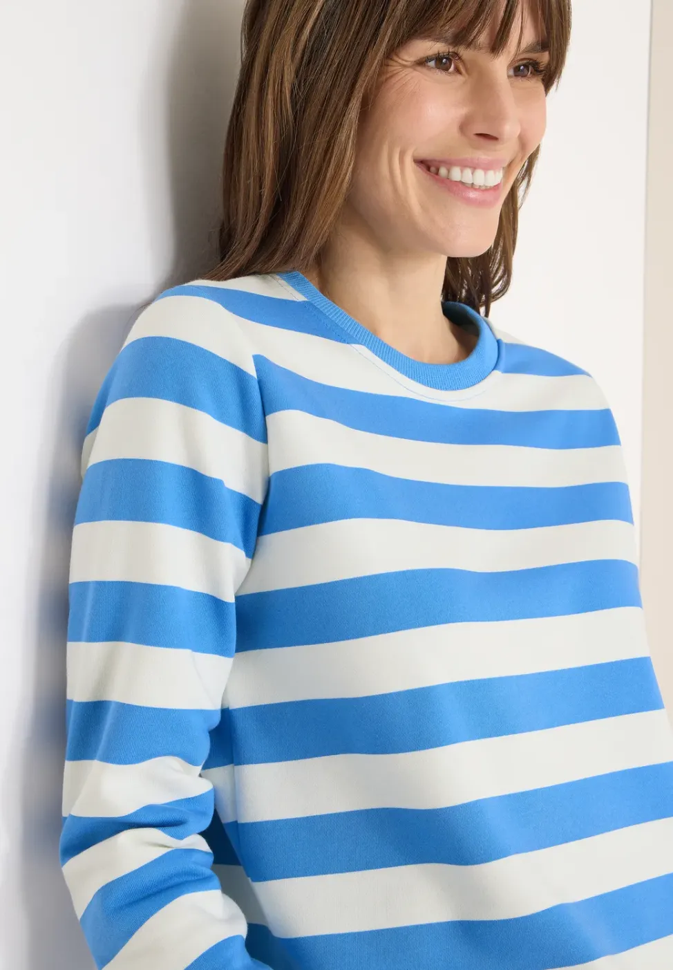 Gestreiftes Sweatshirt