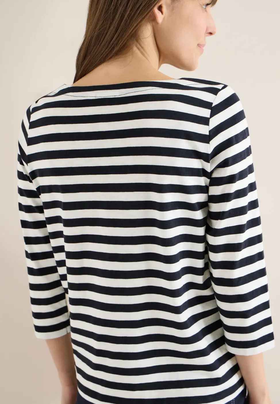 Gestreiftes Basic Shirt