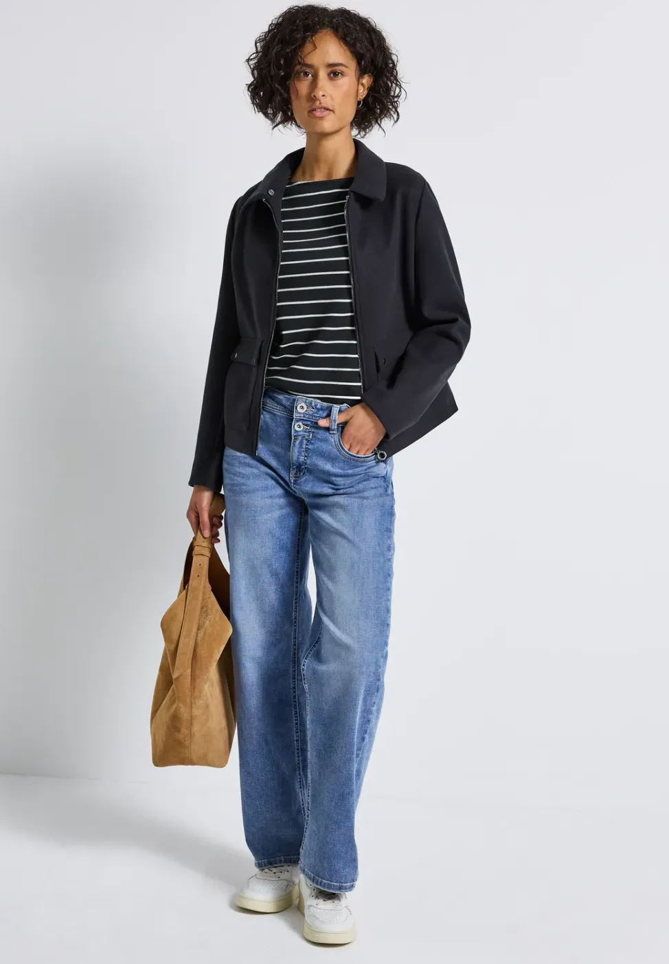 Gestreiftes Basic Shirt