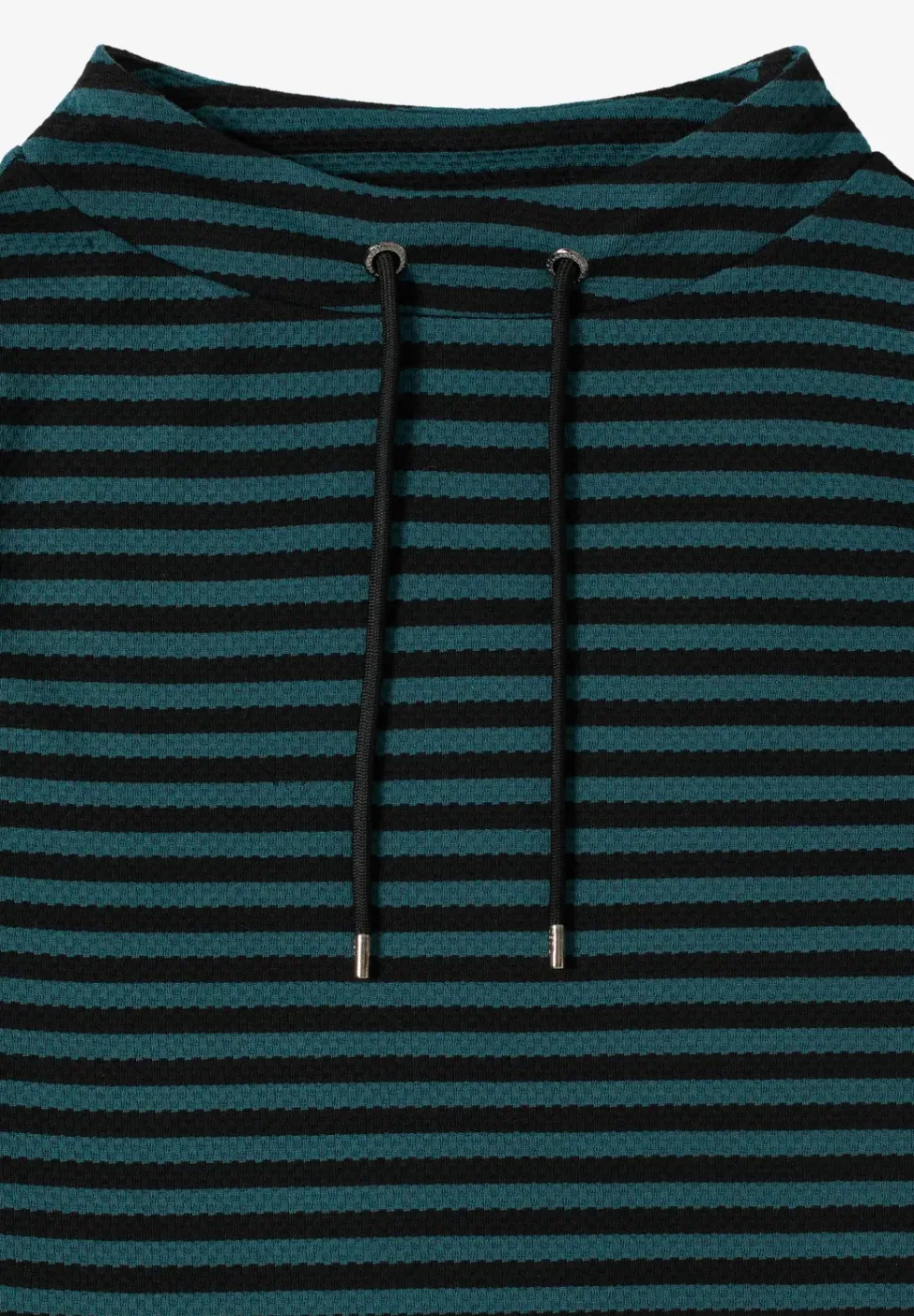 Gestreiftes Funnelneck Shirt