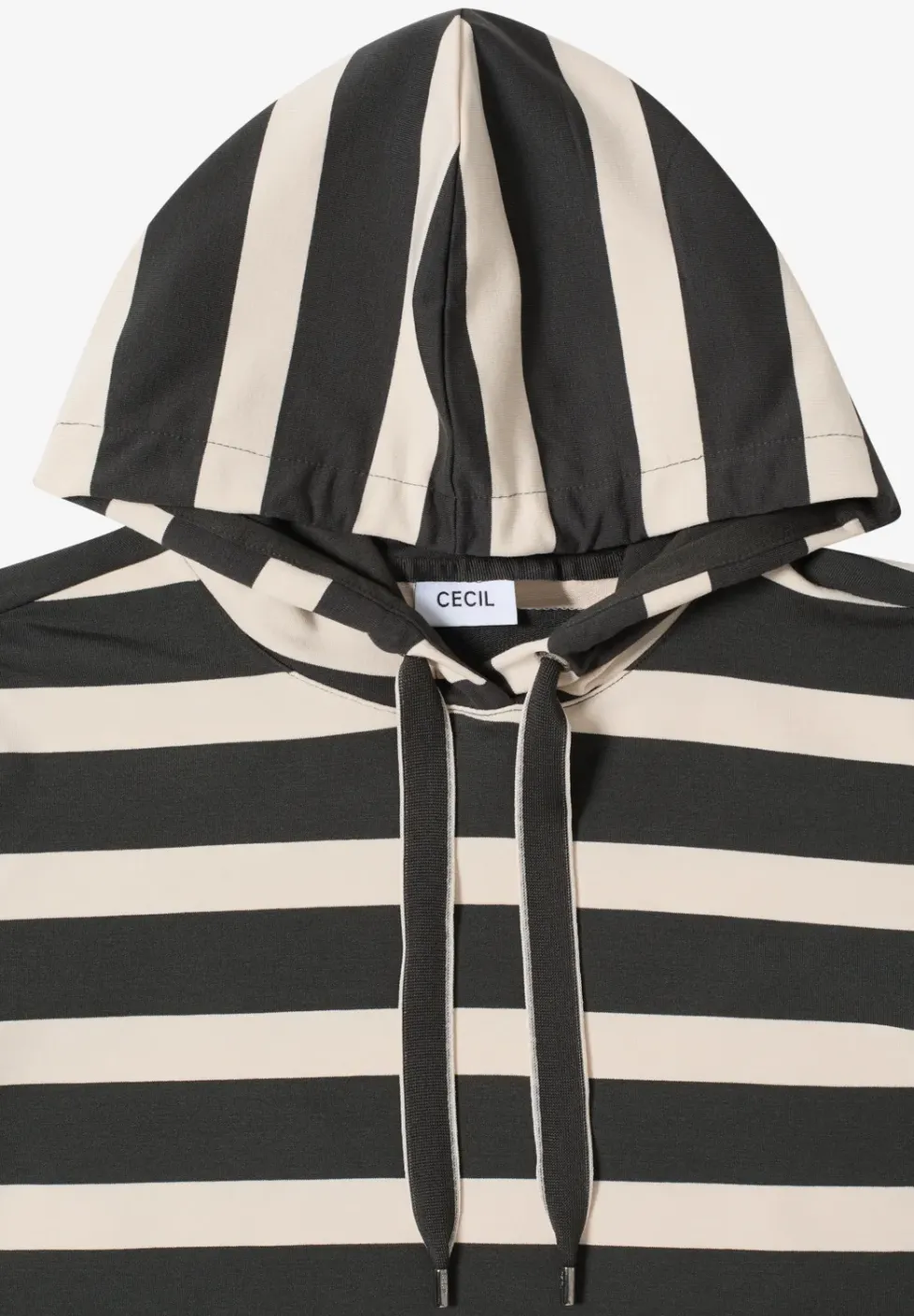 Gestreiftes Hoodie-Shirt