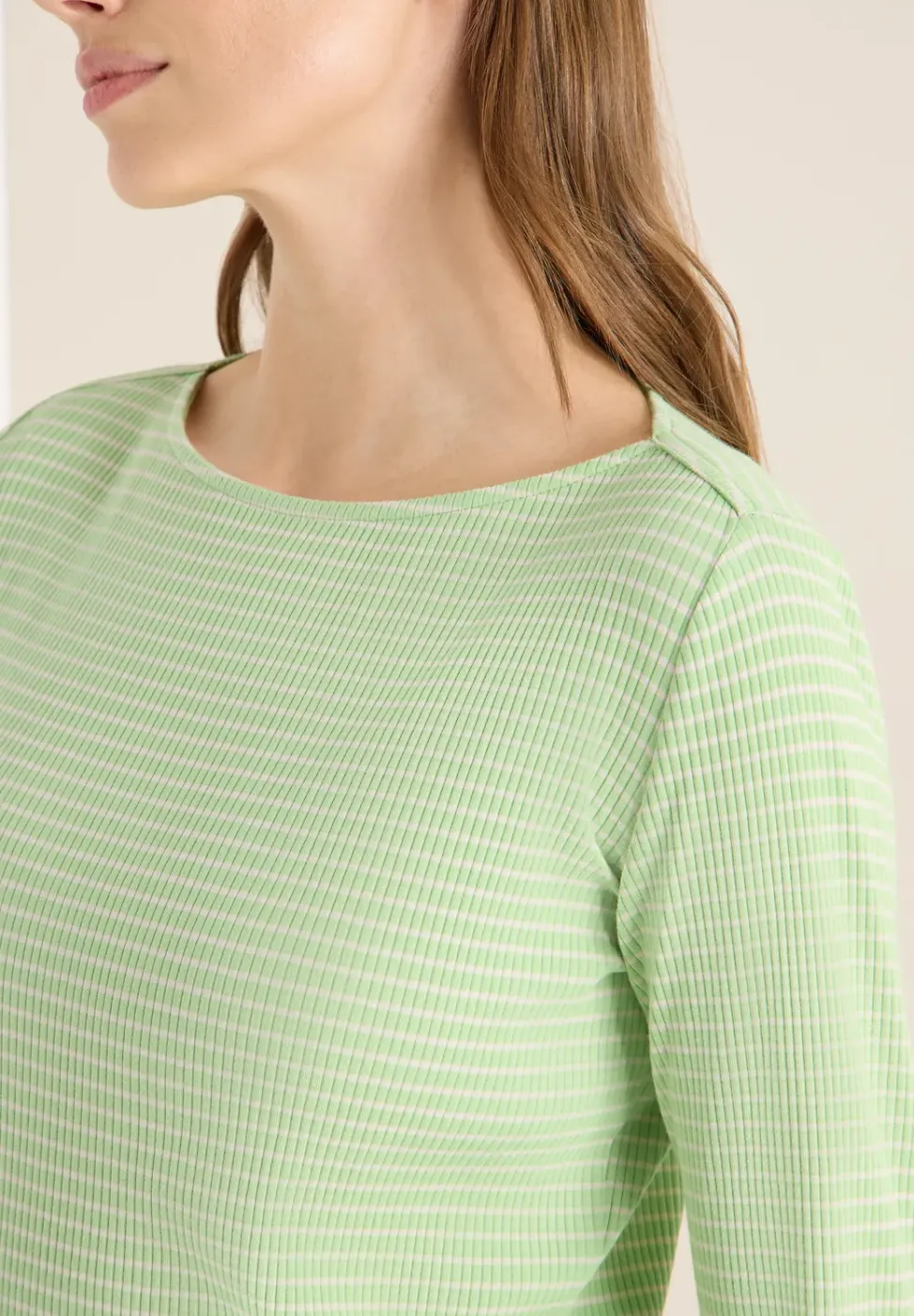 Gestreiftes Langarmshirt