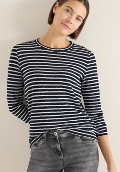 Gestreiftes Langarmshirt