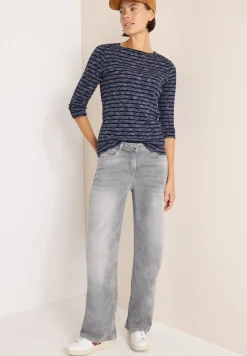 Gestreiftes Ripp-Shirt