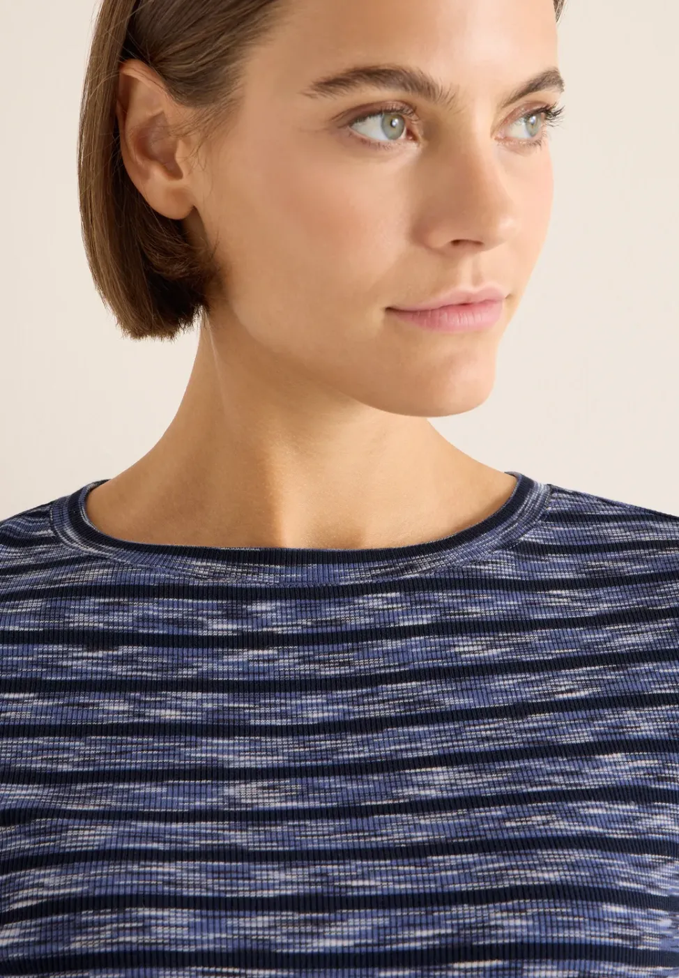 Gestreiftes Ripp-Shirt