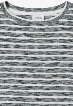 Gestreiftes Ripp-Shirt