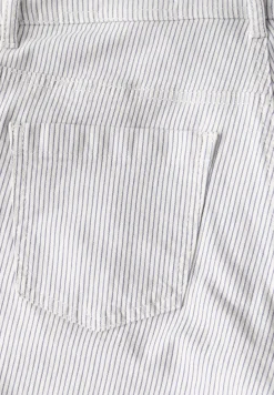 Gestreifte Wide Leg Hose