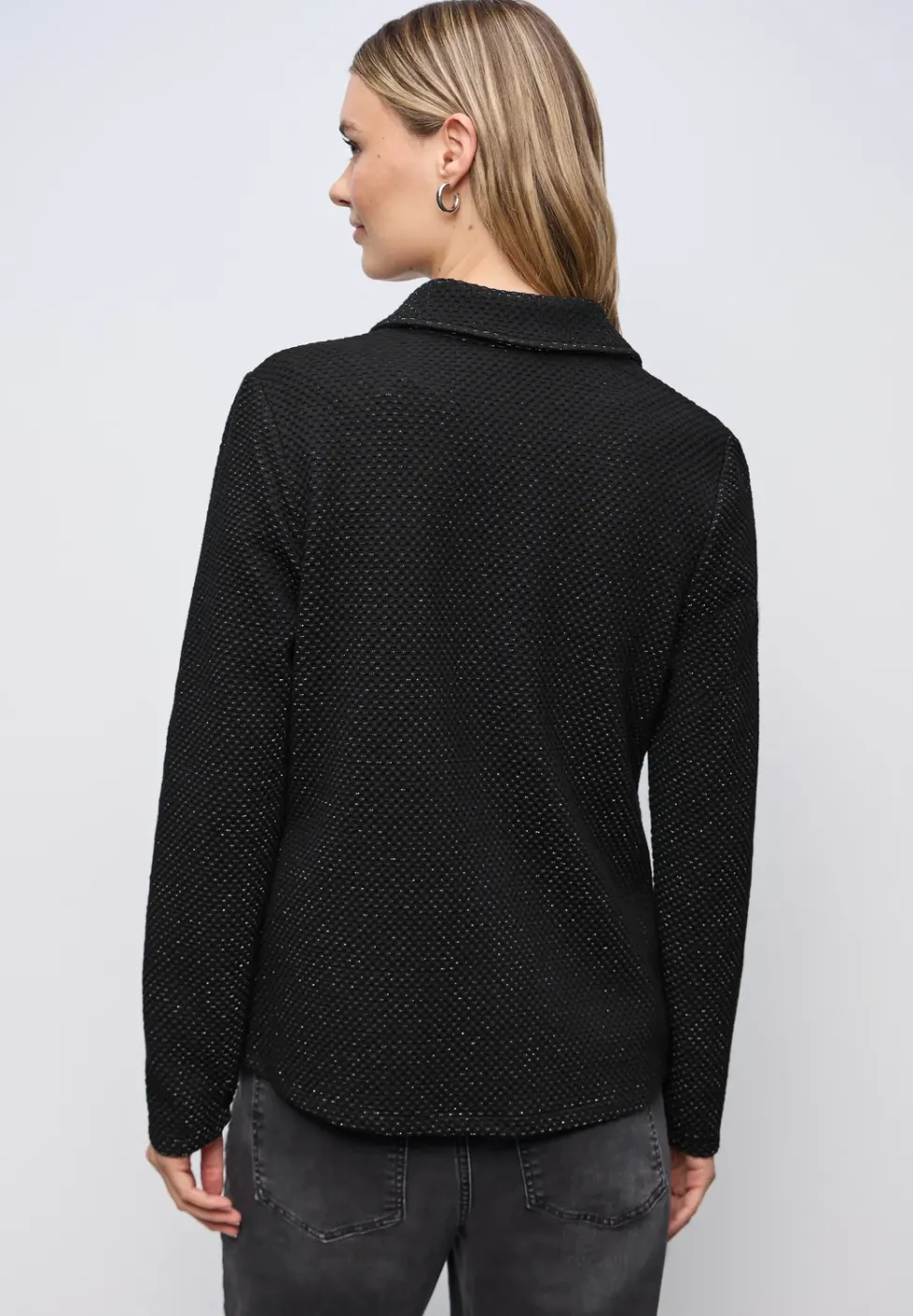 Glitzernder Jacquard Blazer