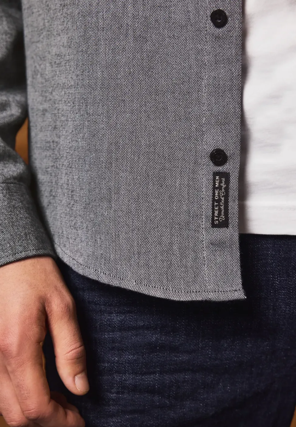 Hemd mit Two-Tone Struktur