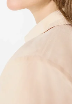 Hemdbluse in Unifarbe