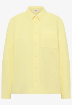 Hemdbluse in Unifarbe