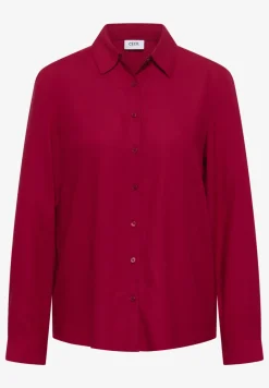 Hemdbluse in Unifarbe
