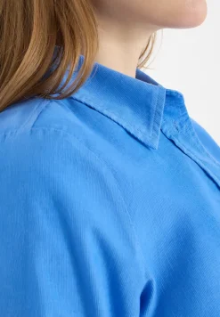 Hemdbluse in Unifarbe