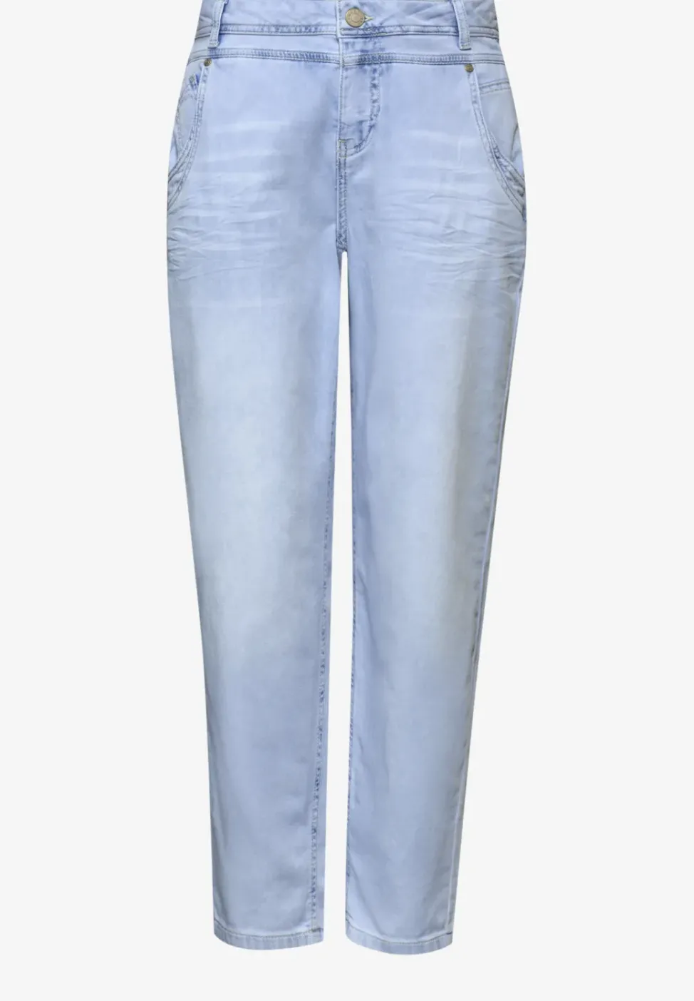 High Waist Barrel Leg Jeans im Loose Fit