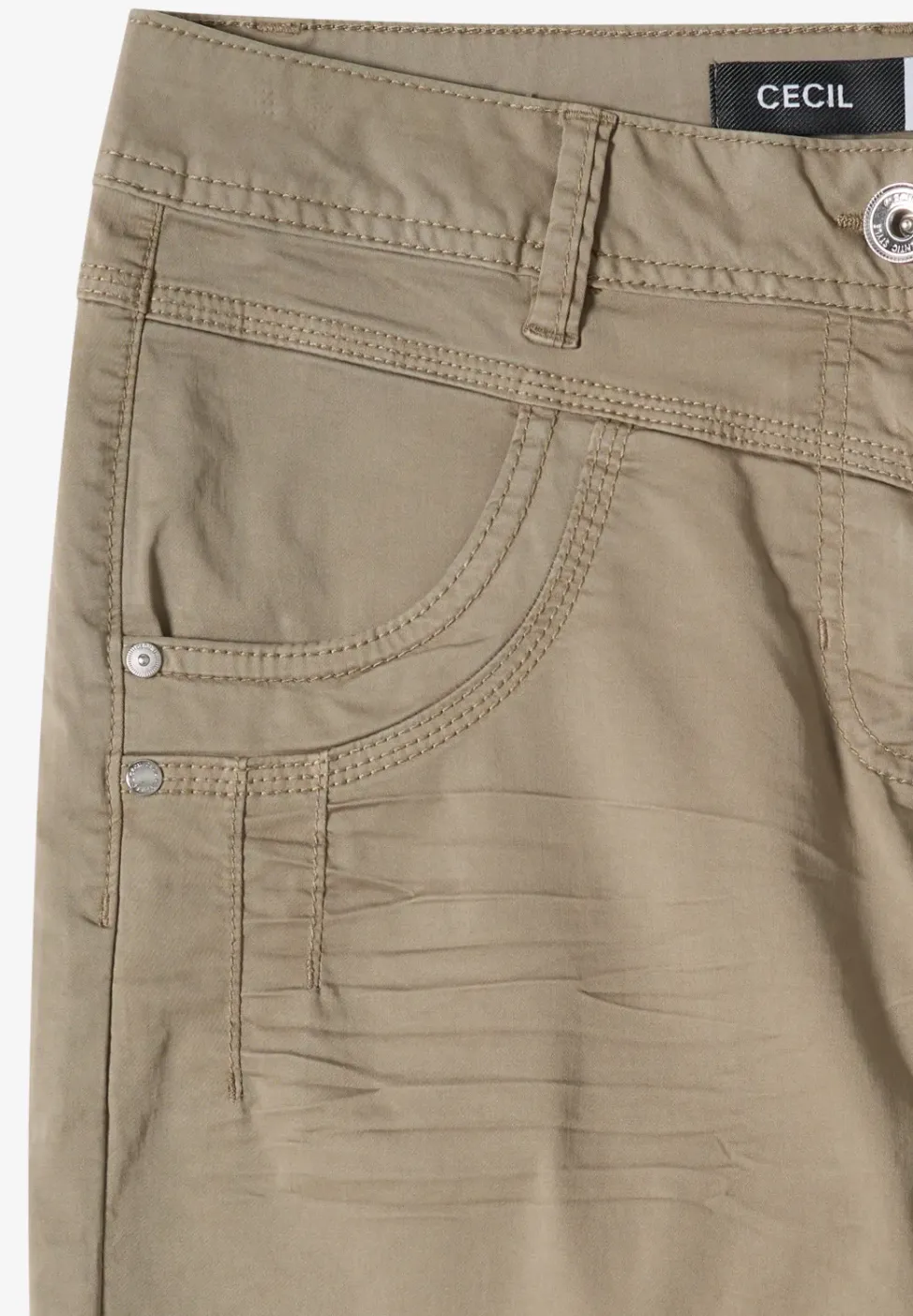 High Waist Flared Leg Hose im Loose Fit