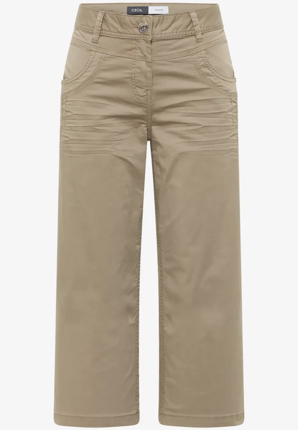 High Waist Flared Leg Hose im Loose Fit