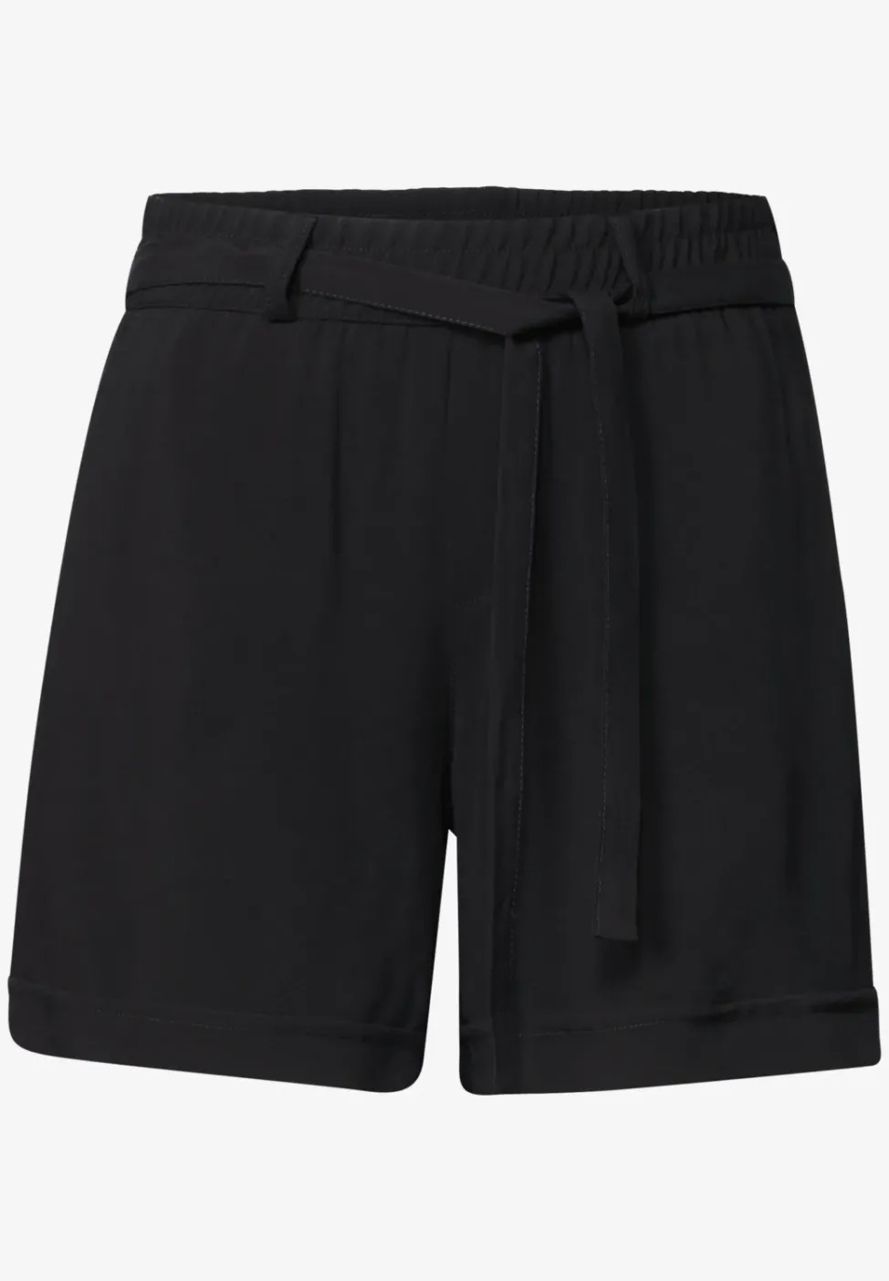 High Waist Shorts mit Gürtel