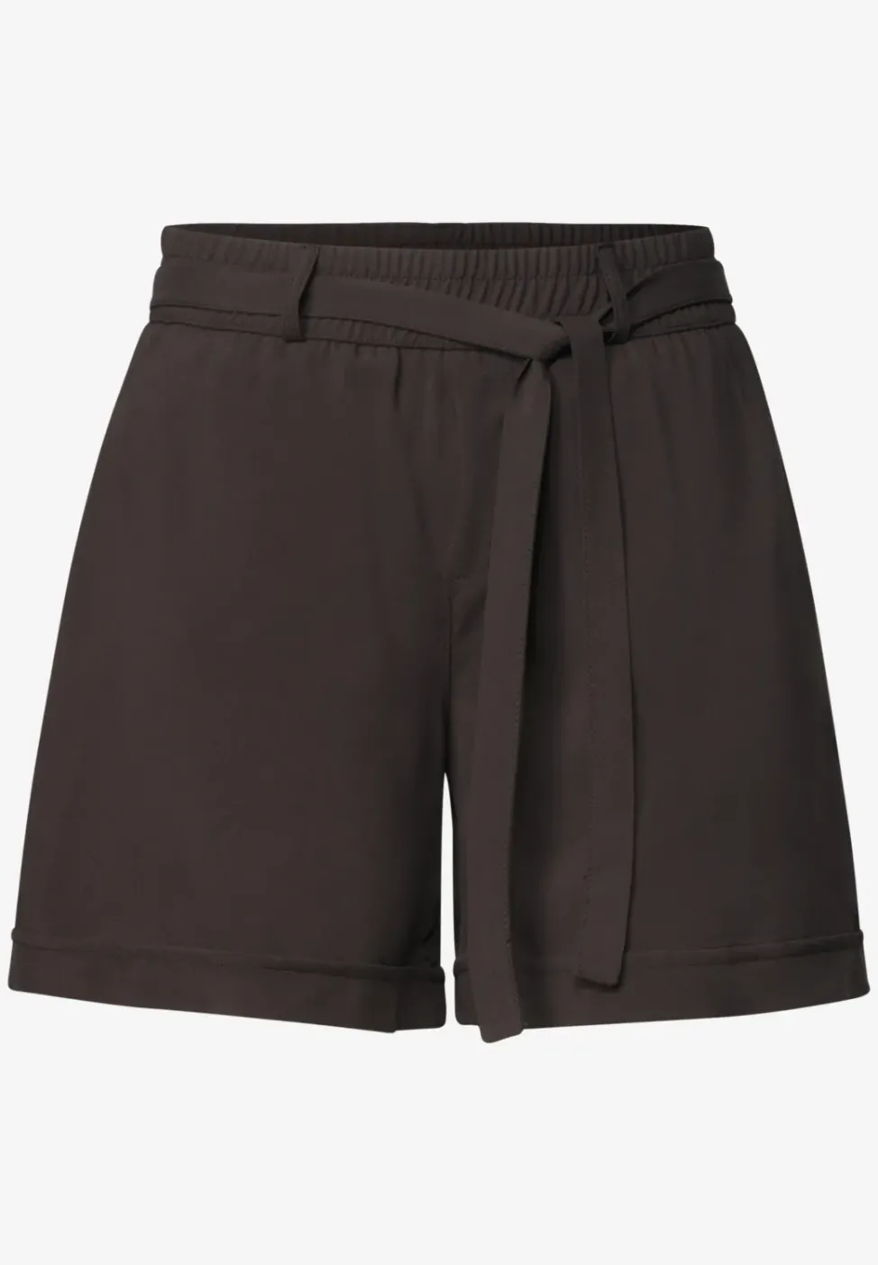 High Waist Shorts mit Gürtel