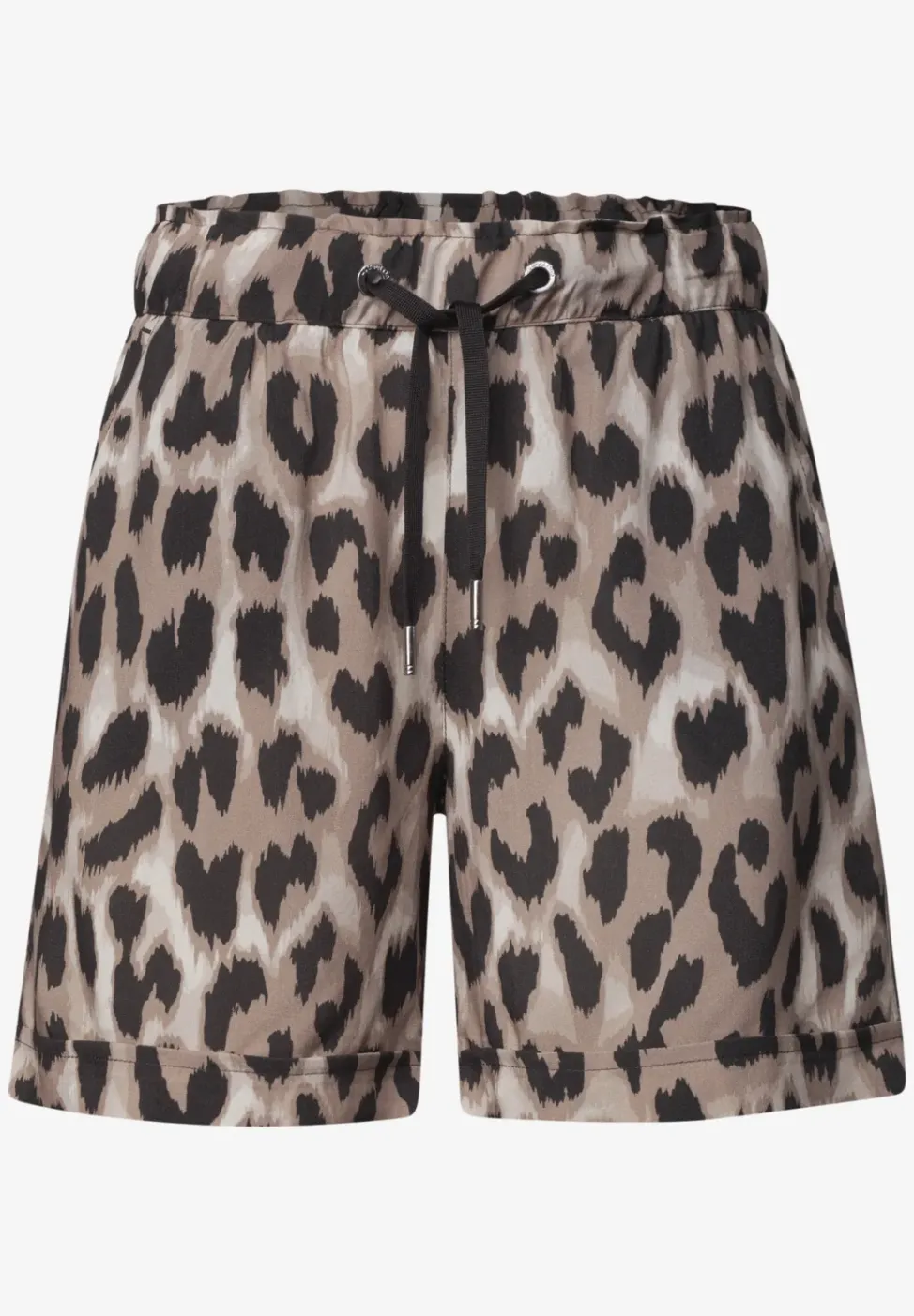 High Waist Shorts mit Paperbag-Bund