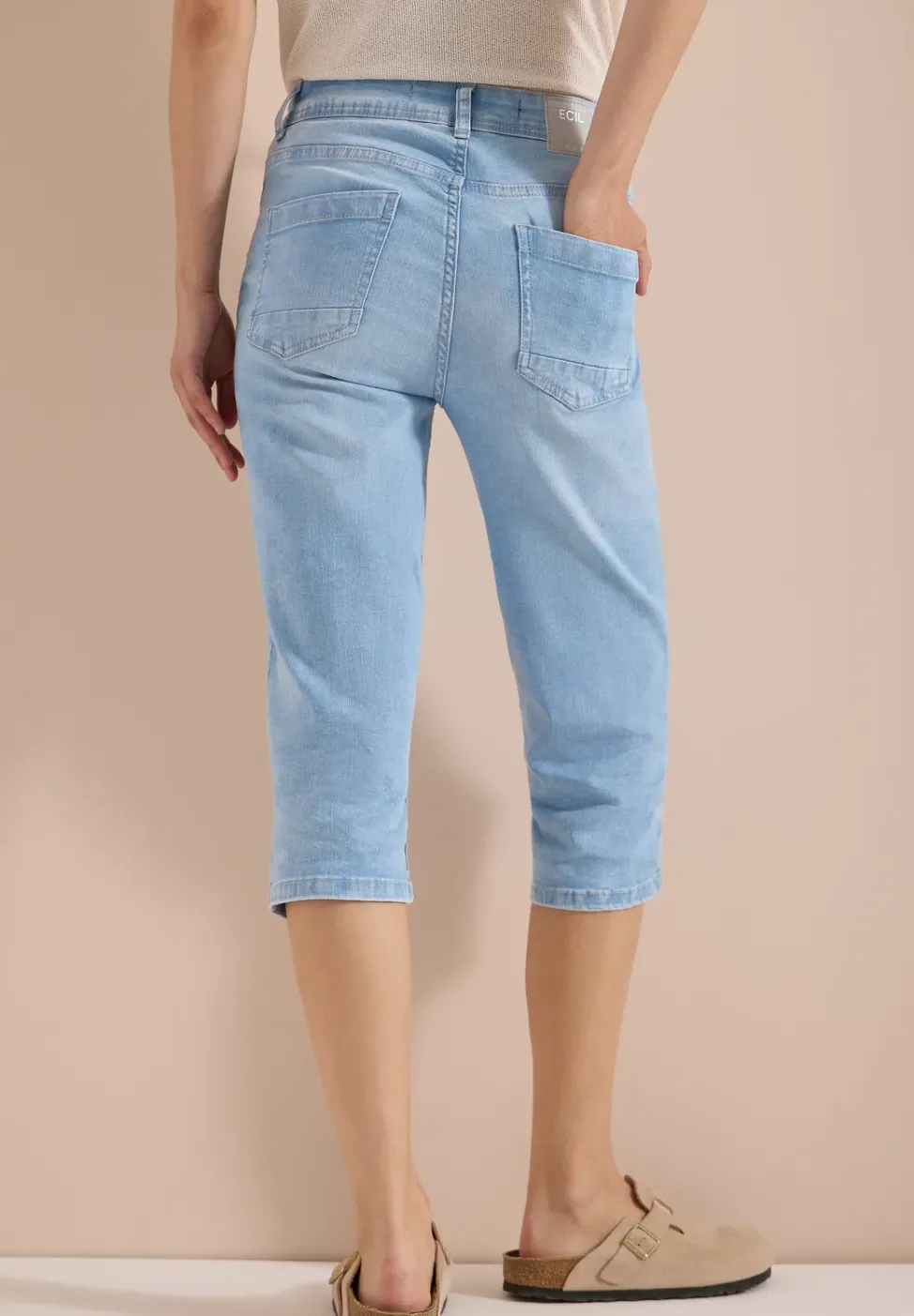 High Waist Slim Leg Jeans im Slim Fit