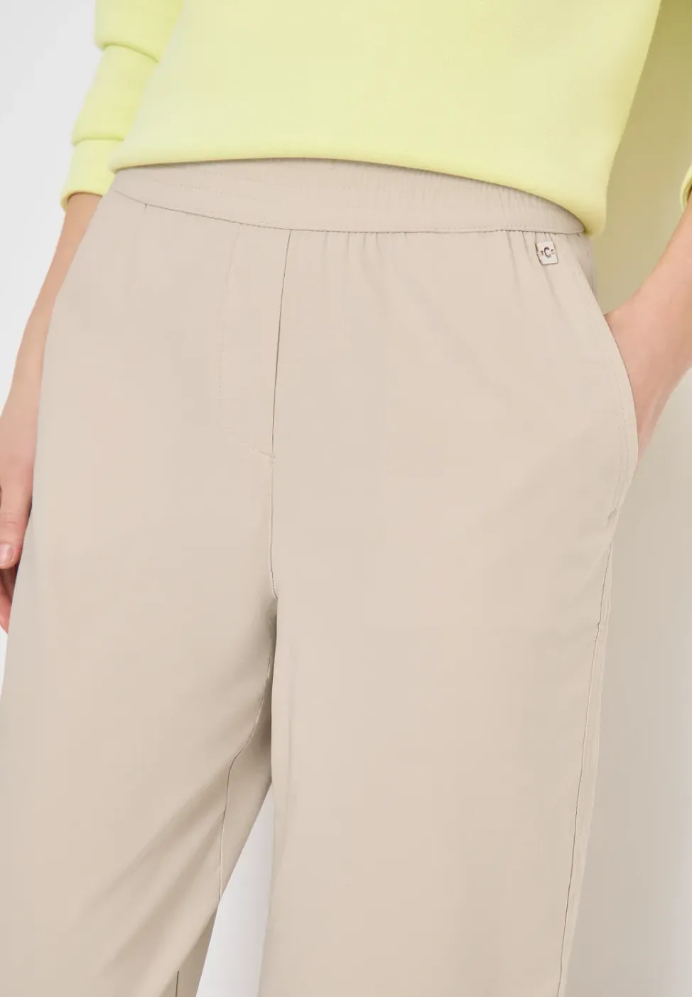 High Waist Wide Leg Hose im Loose Fit