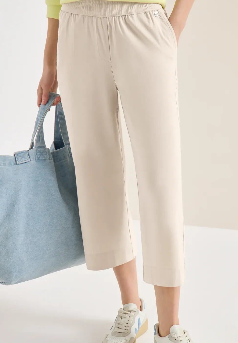 High Waist Wide Leg Hose im Loose Fit
