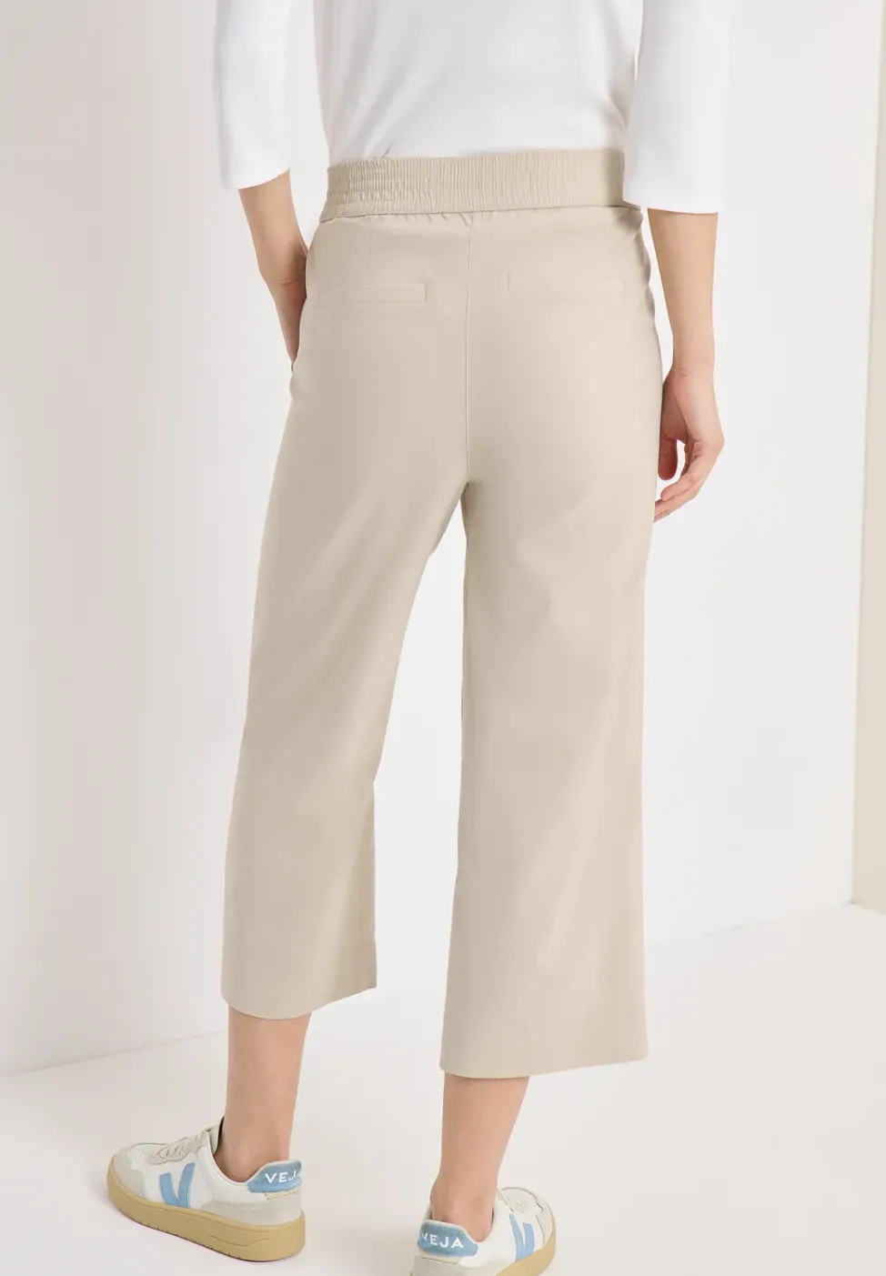 High Waist Wide Leg Hose im Loose Fit