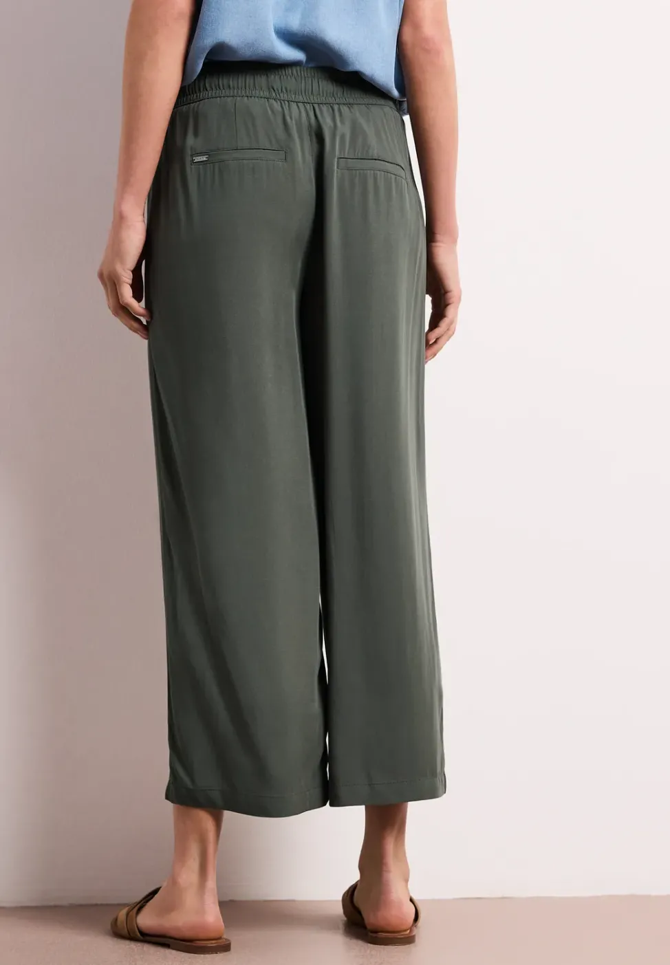 High Waist Wide Leg Hose im Loose Fit