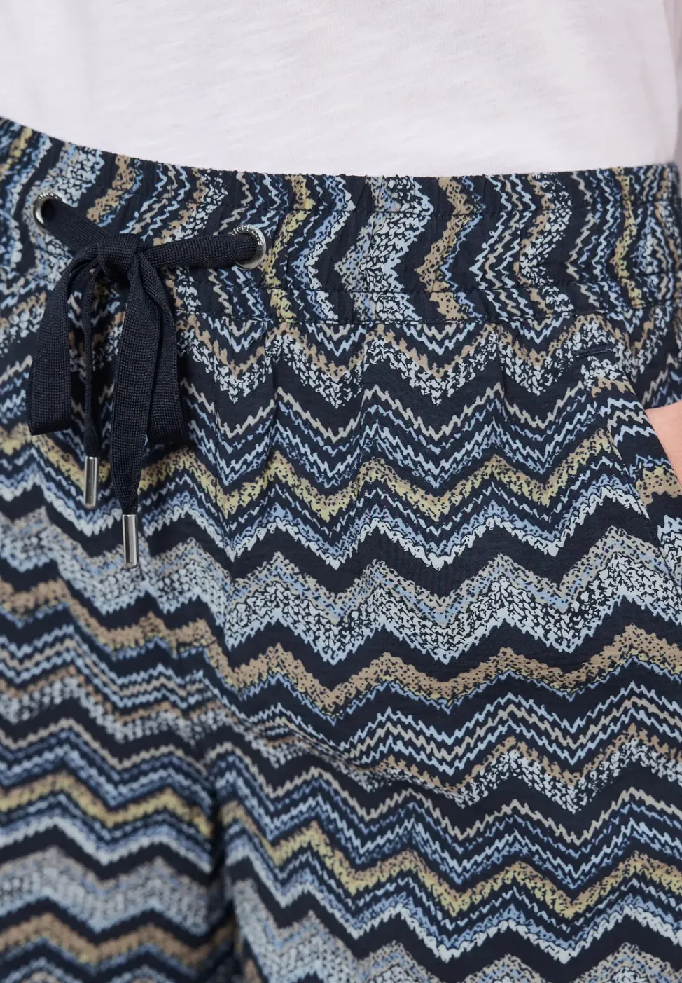 High Waist Shorts im Loose Fit mit Print