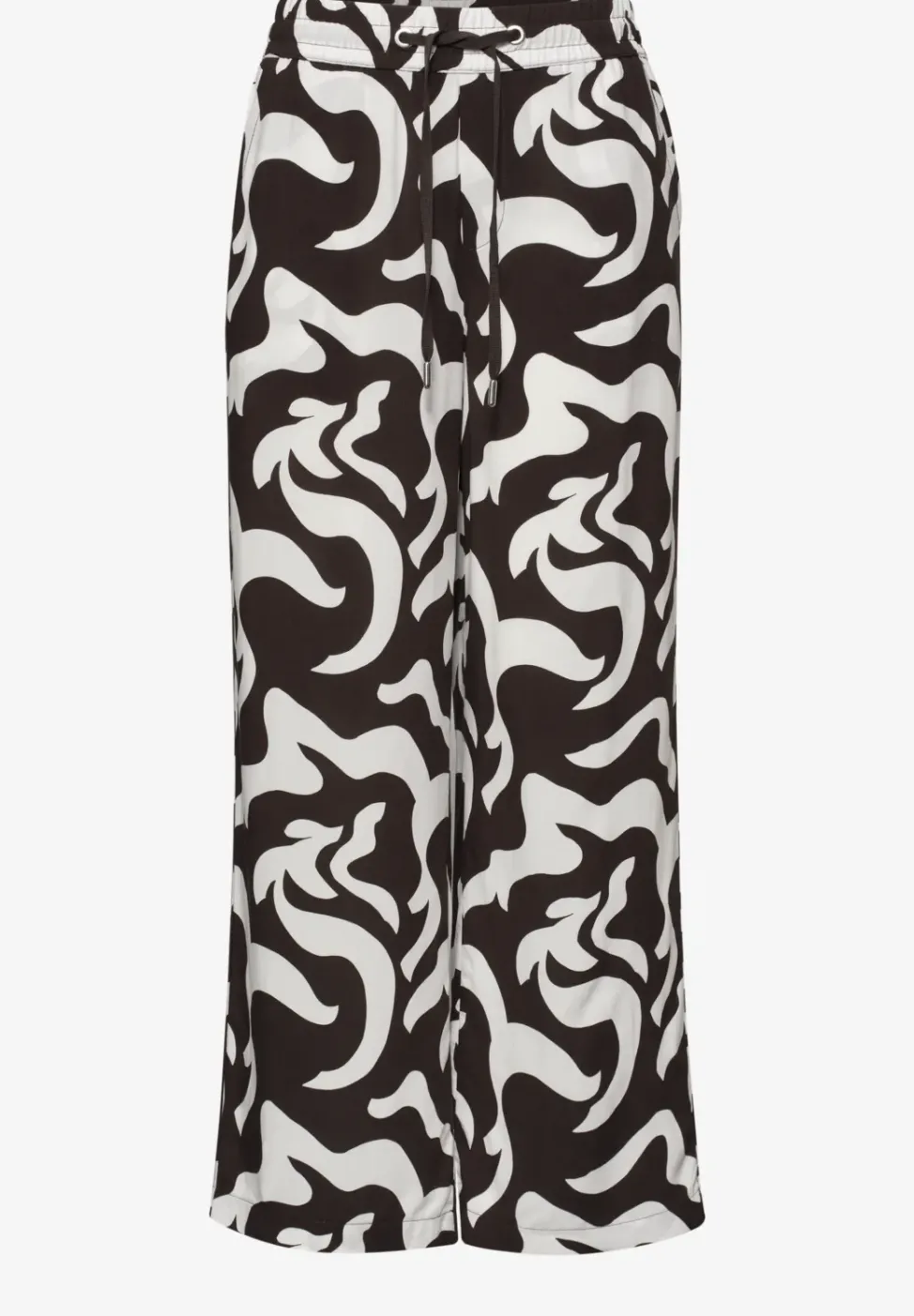 High Waist Wide Leg Hose mit Print