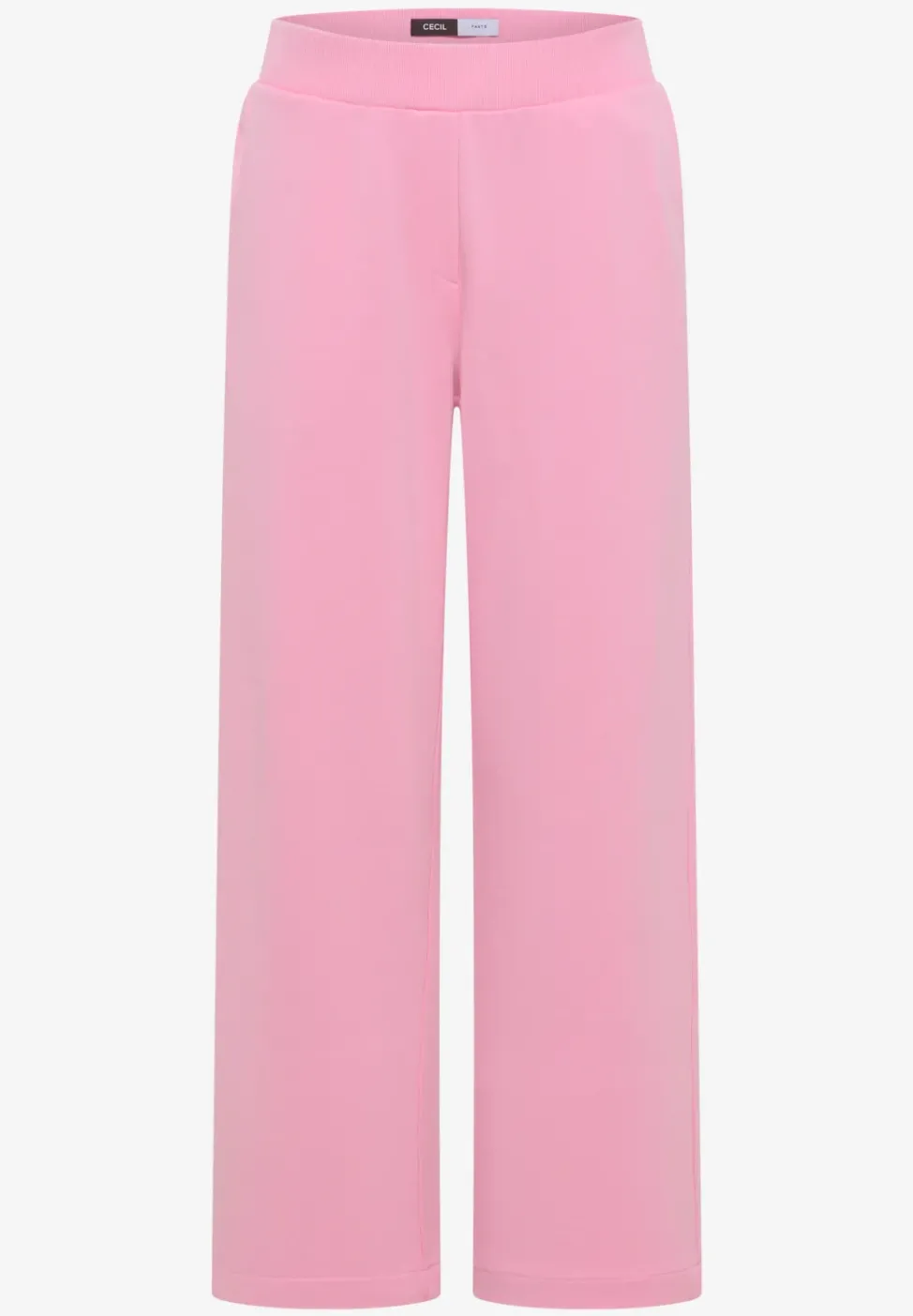 High Waist Wide Leg Sweathose im Washed-Look