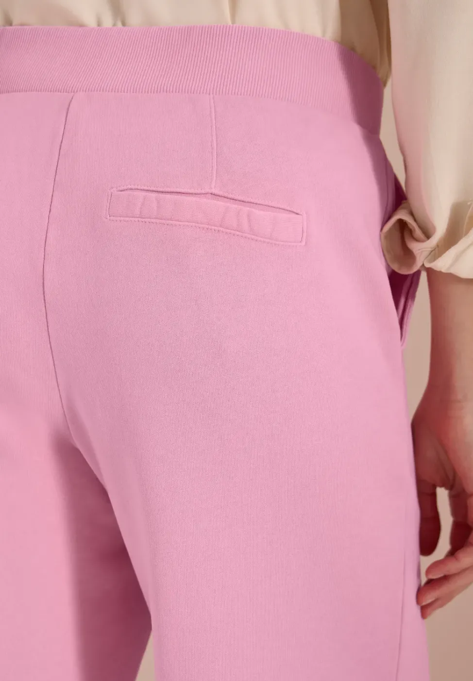 High Waist Wide Leg Sweathose im Washed-Look
