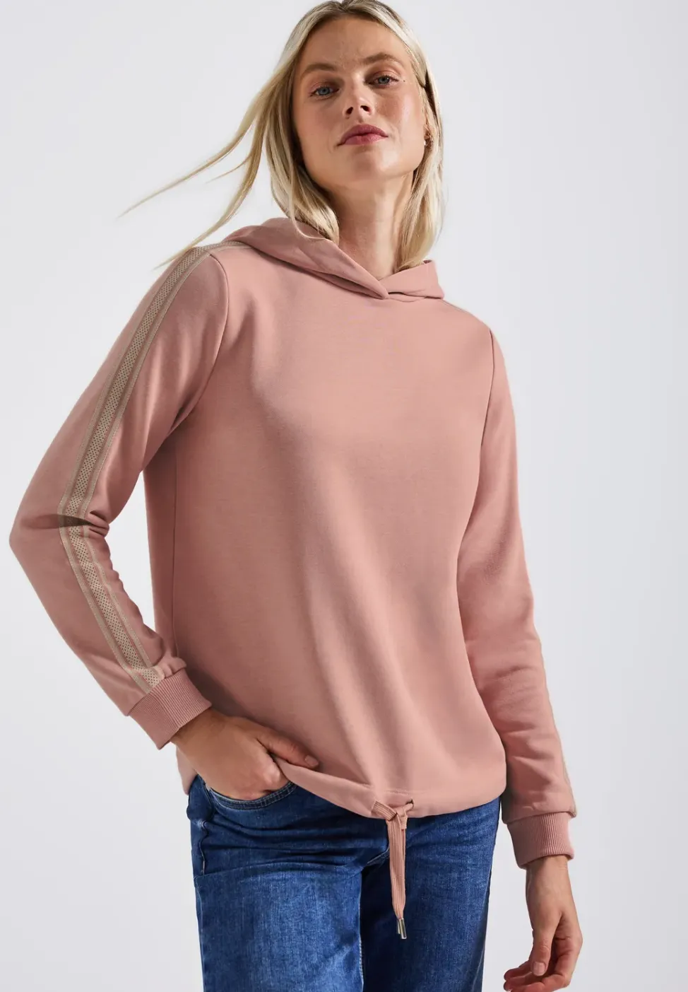 Hoodie mit Gallonstreifen