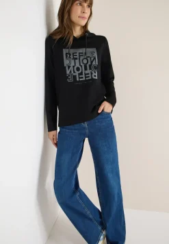 Hoodie Shirt mit Folienprint