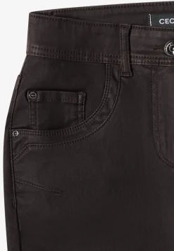 Hose im Leder-Look