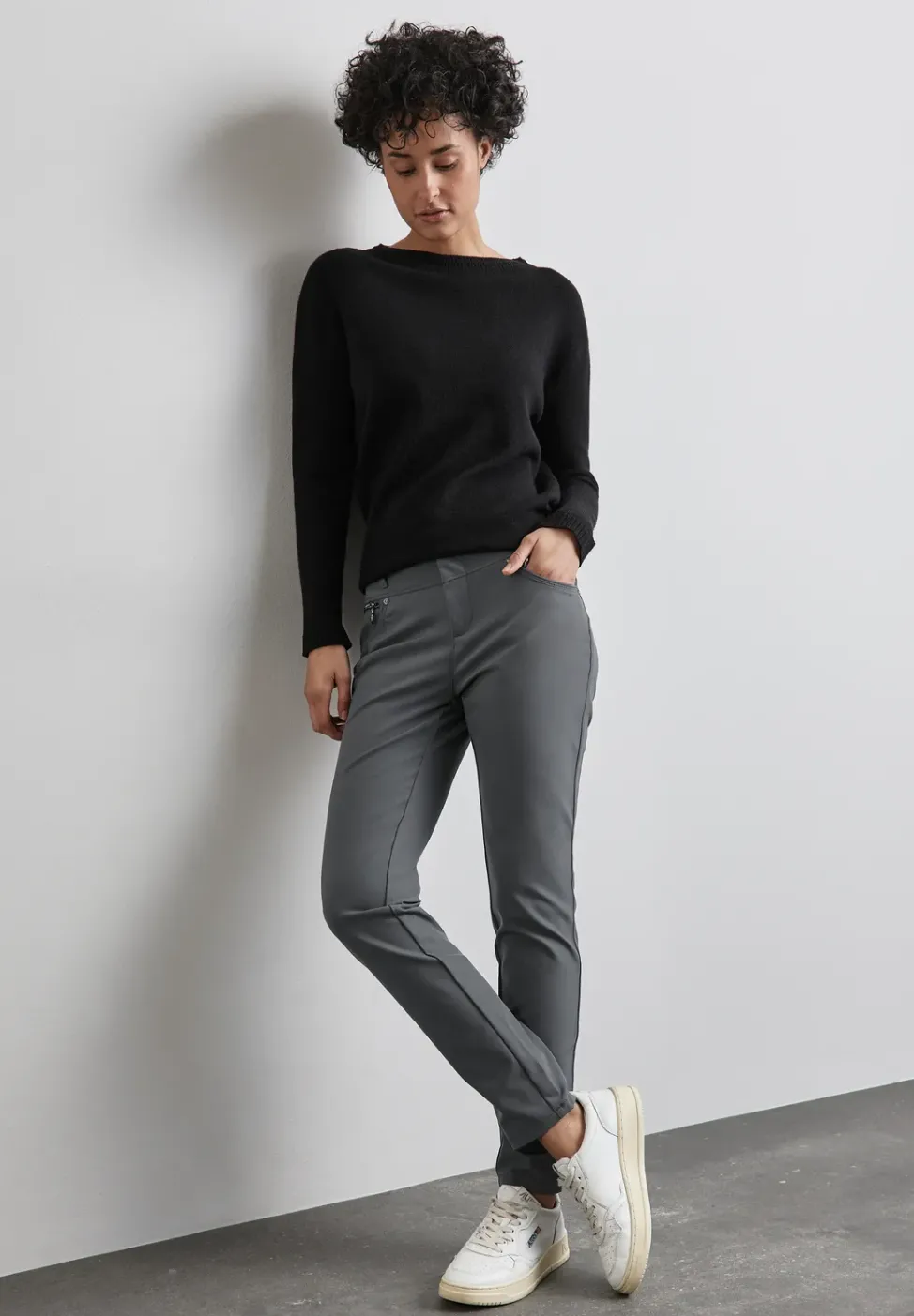 Hose mit Zipper Details