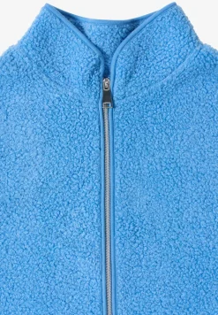 Jacke aus Teddy-Material mit Zipper