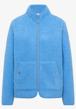 Jacke aus Teddy-Material mit Zipper