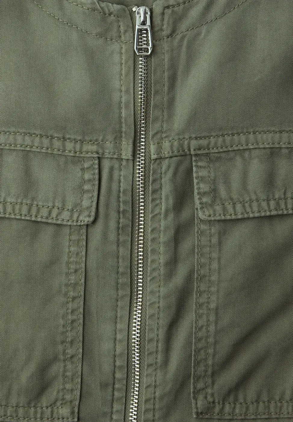 Jacke im Washed-Look mit Tunnelzug