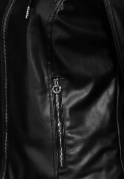 Jacke in Leder-Optik