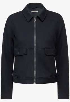 Jacke in Woll-Optik